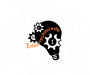 Logo mit Farbfleck