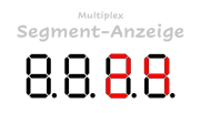 Multiplex Segment-Anzeige